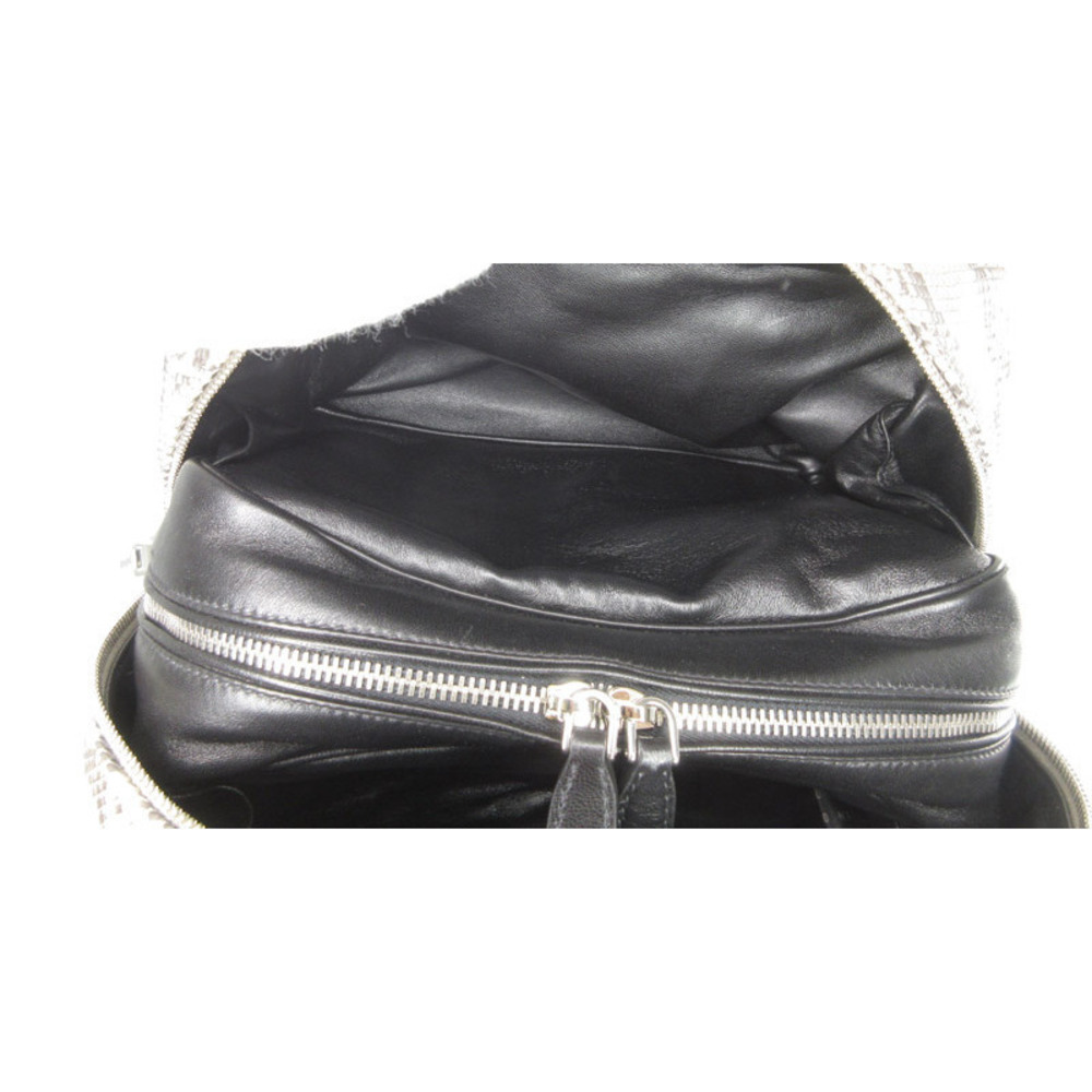 Prada Bag Python Leather Yellow Gray Brown Snake - image 6